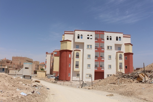 مشروع 40 سكن  جماعي ترقوي حر  المنطقة الغربية بسكرة