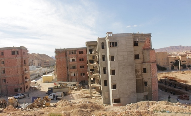 مشروع 40 سكن ترقوي جماعي  حر  بالمنطقة الغربية بسكرة 