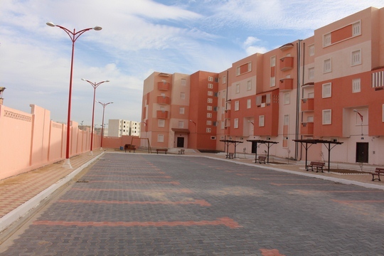 مشروع 176 سكن ترقوي المنطقة الحضرية الغربية بسكرة