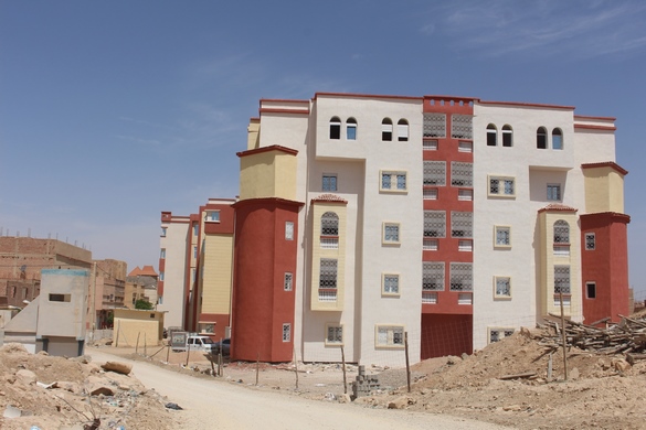 مشروع 40 سكن  جماعي ترقوي حر  المنطقة الغربية بسكرة